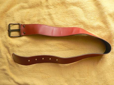 Oranžový pásek opasek,