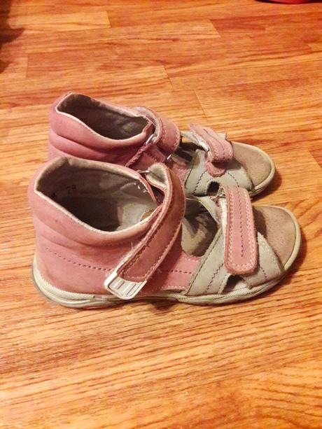 Celokožené sandálky sante v.28, santé,28