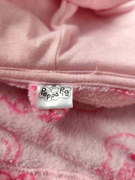 Župan plyšový peppa pig 1-2r.(86/92), 86