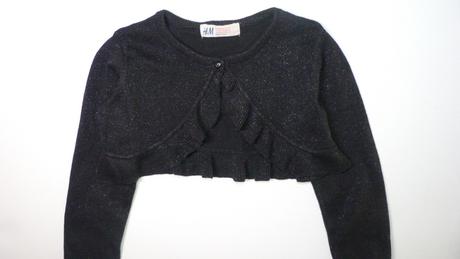 Černé bolérko, h&m,104