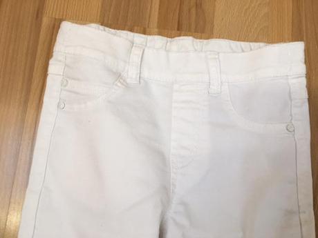 Bílé kalhoty s regulací/džegíny, evie angel,116