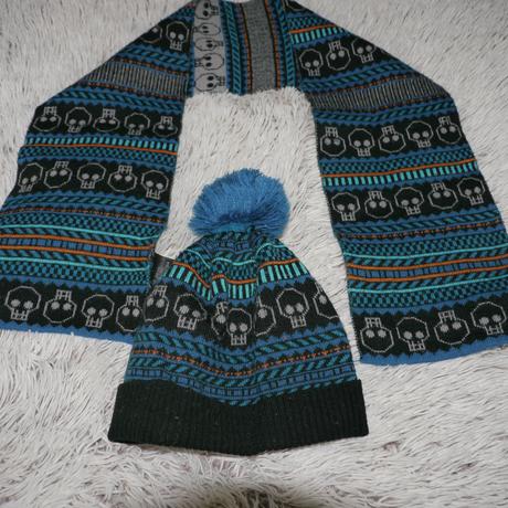 Sala a cepice s lebkami - piratsky set 110/128, h&m,110