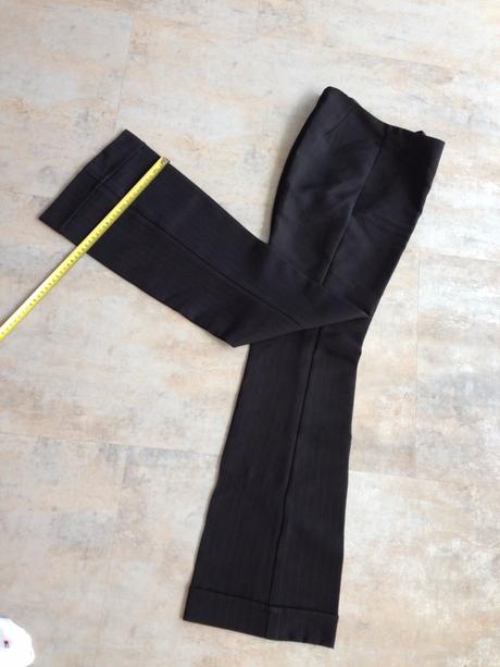 Černé byznys společenské kalhoty terranova  s 36, terranova,s