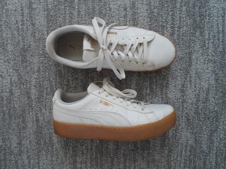 Bílé boty tenisky botasky puma, puma,39
