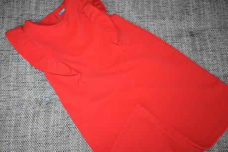 Červené  slušivé slavnostní šaty next, 2016, 134, next,134