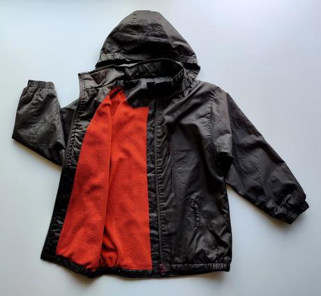 Šusťáková bunda se skrytou kapucí vel. 128, 128