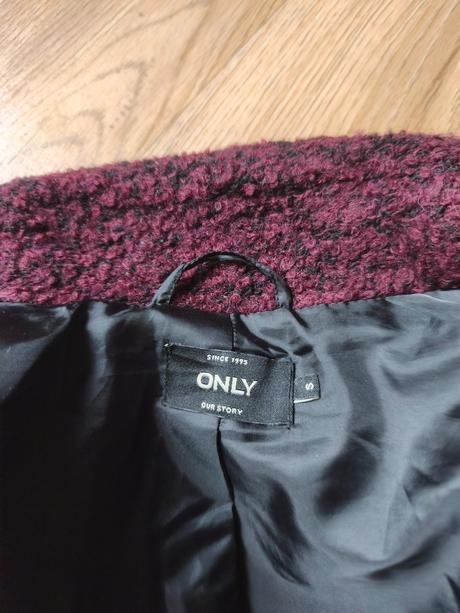 Vlněný kabát podzimní / zimní, only,s
