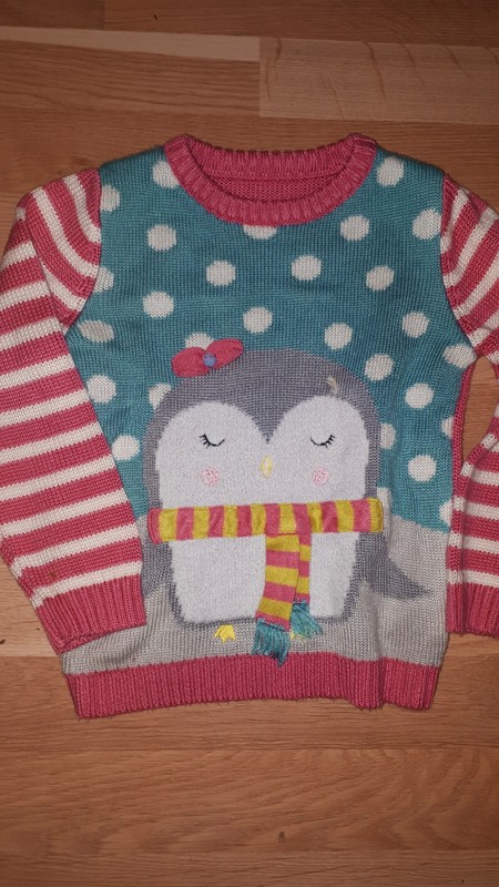 Svetr s tučňákem 110 nutmeg, nutmeg,110