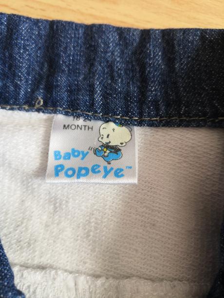 Šortkový overal baby popeye vel. 92/98, 92