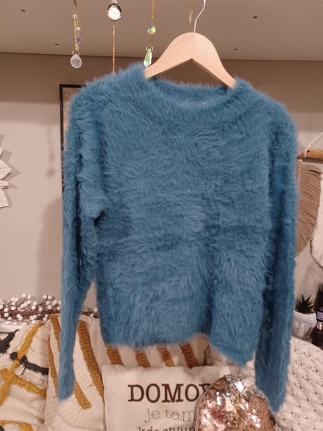 Petrolejový svetr h&m 170 / s-m, h&m,170