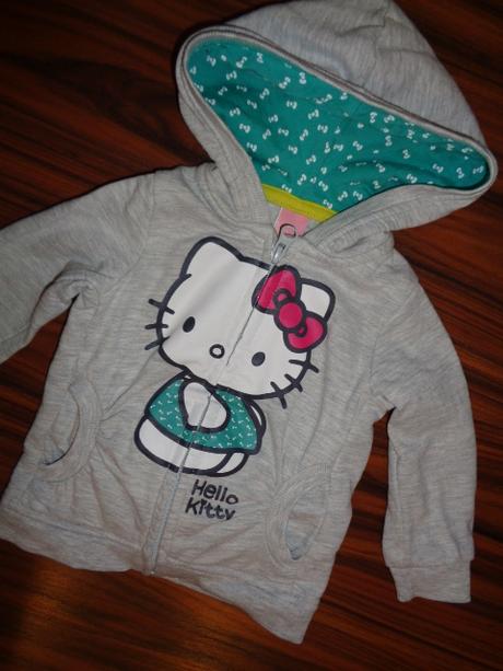 Luxusní šedá mikina hellou kitty, girl2girl,74