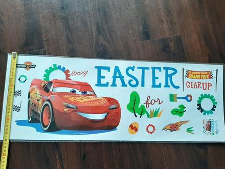 Nová samolepka na zeď blesk auta,