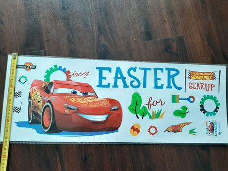 Nová samolepka na zeď blesk auta, 