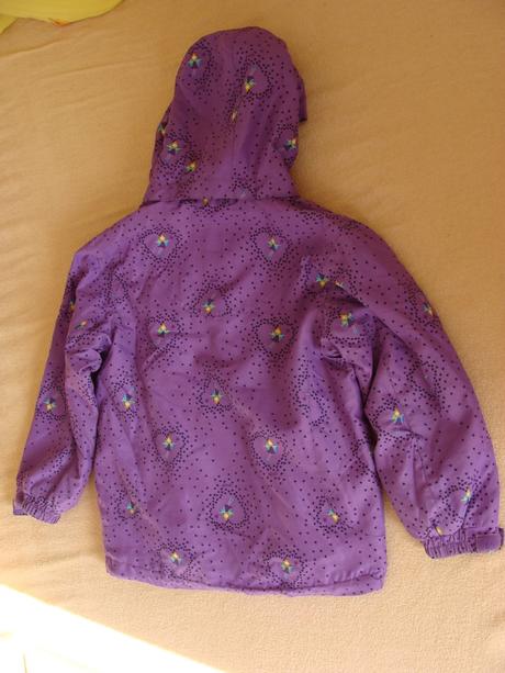 Jarní bunda podšitá fleecem, wolf,122