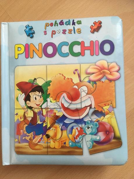 Leporelo s 6 puzzle pinocchio, 