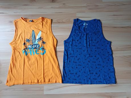 2x letní tílko, vel.146/152, 146