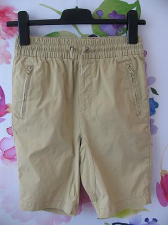 Chlapecké béžové plátěné šortky gap, gap,152