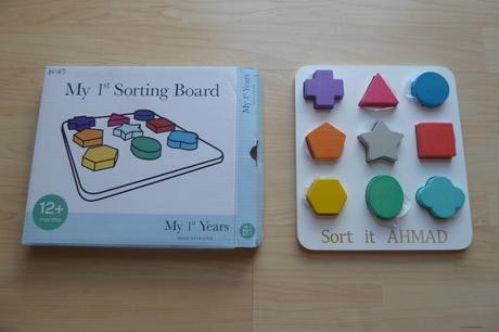 Dřevené vkládací tvary ahmad, 