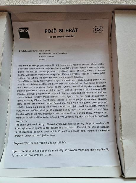 Dětská hra pojď si hrát krtek - člověče, nezlob se,