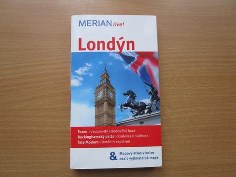 Kniha londýn, včetně 2 map - výlety, památky aj., 
