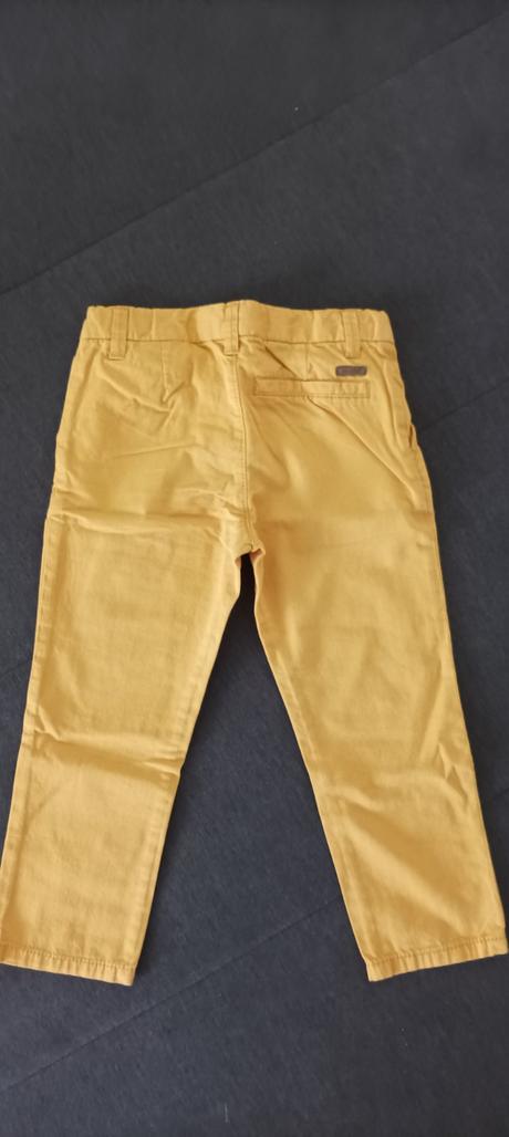 Plátěné kalhoty h &m vel. 98, h&m,98