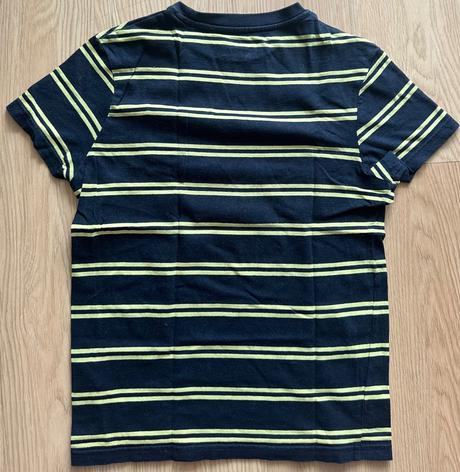 Bavlněné pruhované tričko, marks & spencer,146