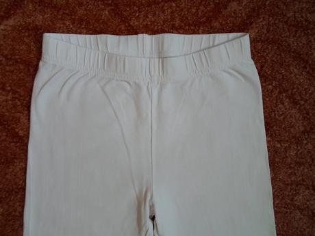 Bílé legíny legínky kraťasy, alive,134