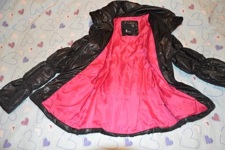 158 164 černá buřtíkatá bunda, tally weijl,164