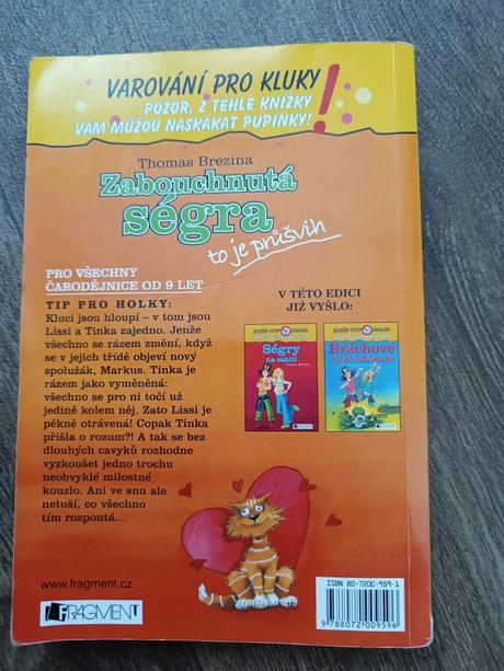 Kniha zabouchnutá ségra - thomas brezina, 