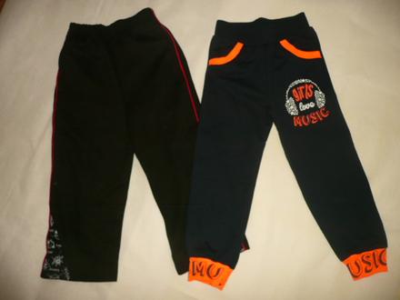 Tepláky holka vel 98 tenké délka 57-58 cm, 98