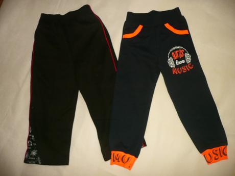 Tepláky holka vel 98 tenké délka 57-58 cm, 98