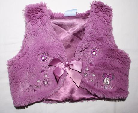 Al218. chlupatková vesta 3-6 měs., disney,68
