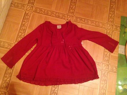 Dívčí halenka květy s flitry vel. 104 - 110, 104