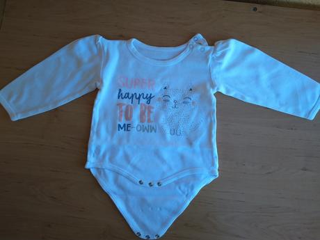 4ks dětských body s dl rukávem, 80