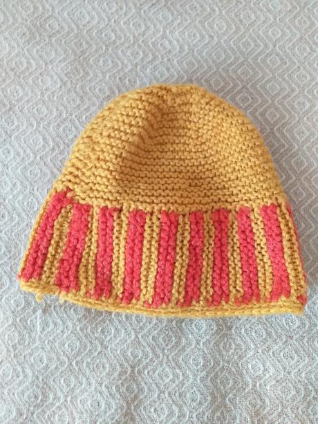 Retro pletená čepice 50 cm, 2-3 roky, 98