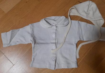 Kabátek + čepička - vel 56, 56