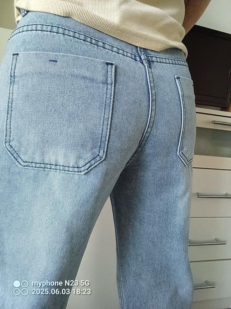 Rifle rozšířené+vysoký pas zn."jeans" vel."m", m