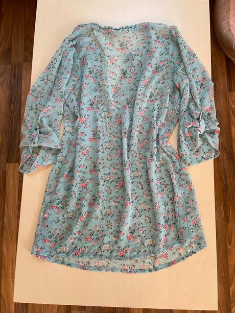 Květinkový vintage top, vel asi 14 xxl, being casu, xxl