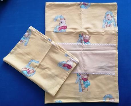 Bavlněný set do postýlky s medvídky, šířka (cm): 60,délka (cm): 120