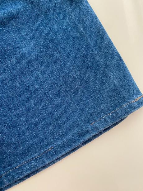 Džínová sukně do pasu, vel. xxs, xs