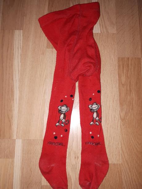 Červené punčochy 68-74, 68