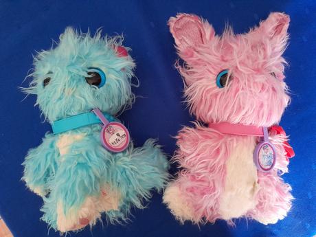 Pejsek a kocour do vany na koupání z bambule, 