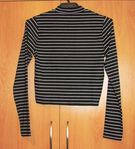 Svetřík crop top, m