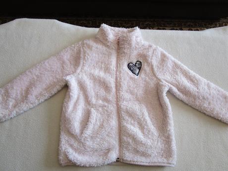 Plyšová bundička, zapínání na zip, vel. 98/104, lupilu,98