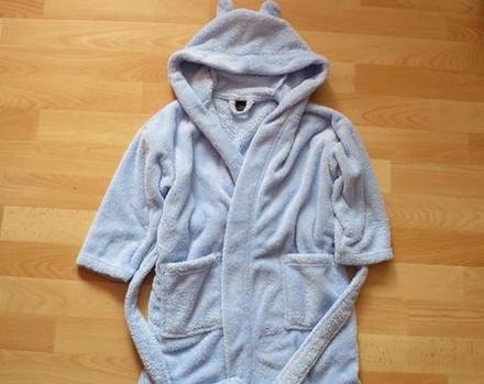 Župan modrý s ouškama next 110, next,110