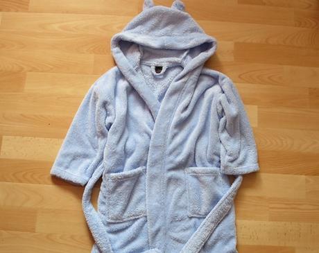 Župan modrý s ouškama next 110, next,110