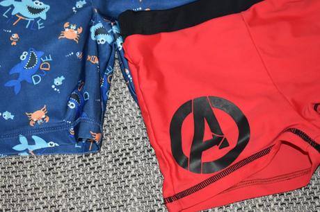 2x chlapecké plavky marvel a george, 104/122, george,110