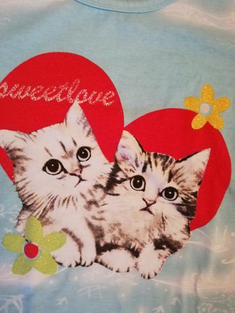 Tričko s koťaty vel. 4-5 let., 110