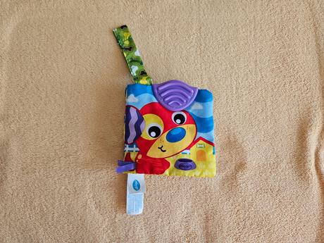 Textilní senzorická knížka značka playgro, 