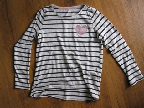 Pruhované triko, h&m,134